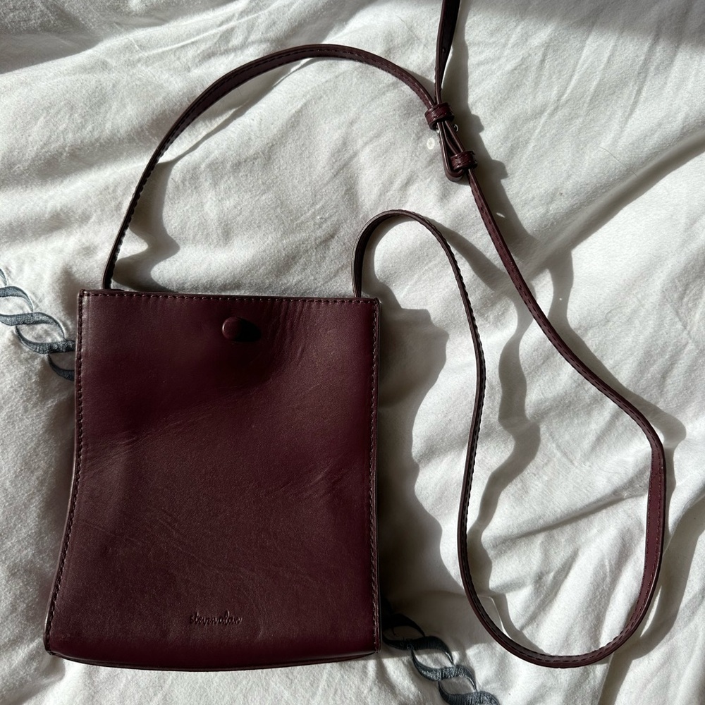 Steven Alan Rich Brown Leather Cross Body Bag